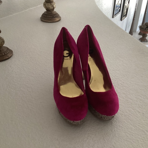 G by Guess Shoes - G By Guess Stiletto Glitter Heels, Size 9M, Color Multi Color